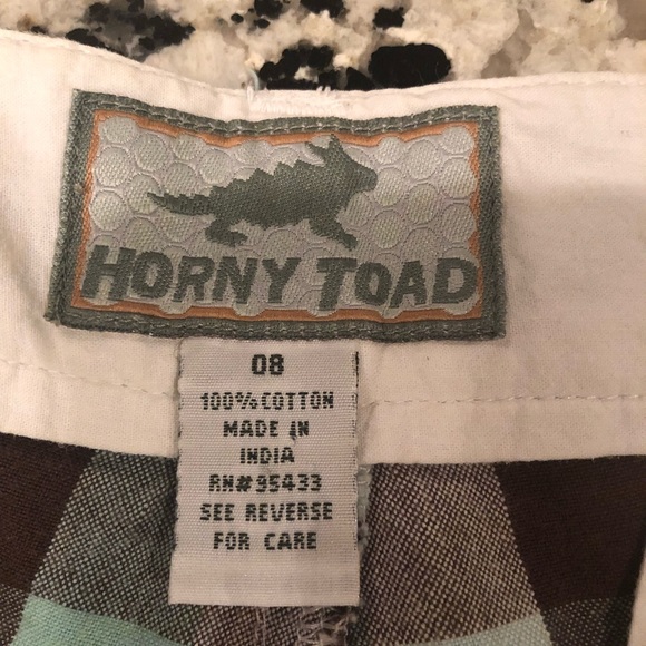 Horny Toad madras plaid bermuda shorts - Picture 6 of 12